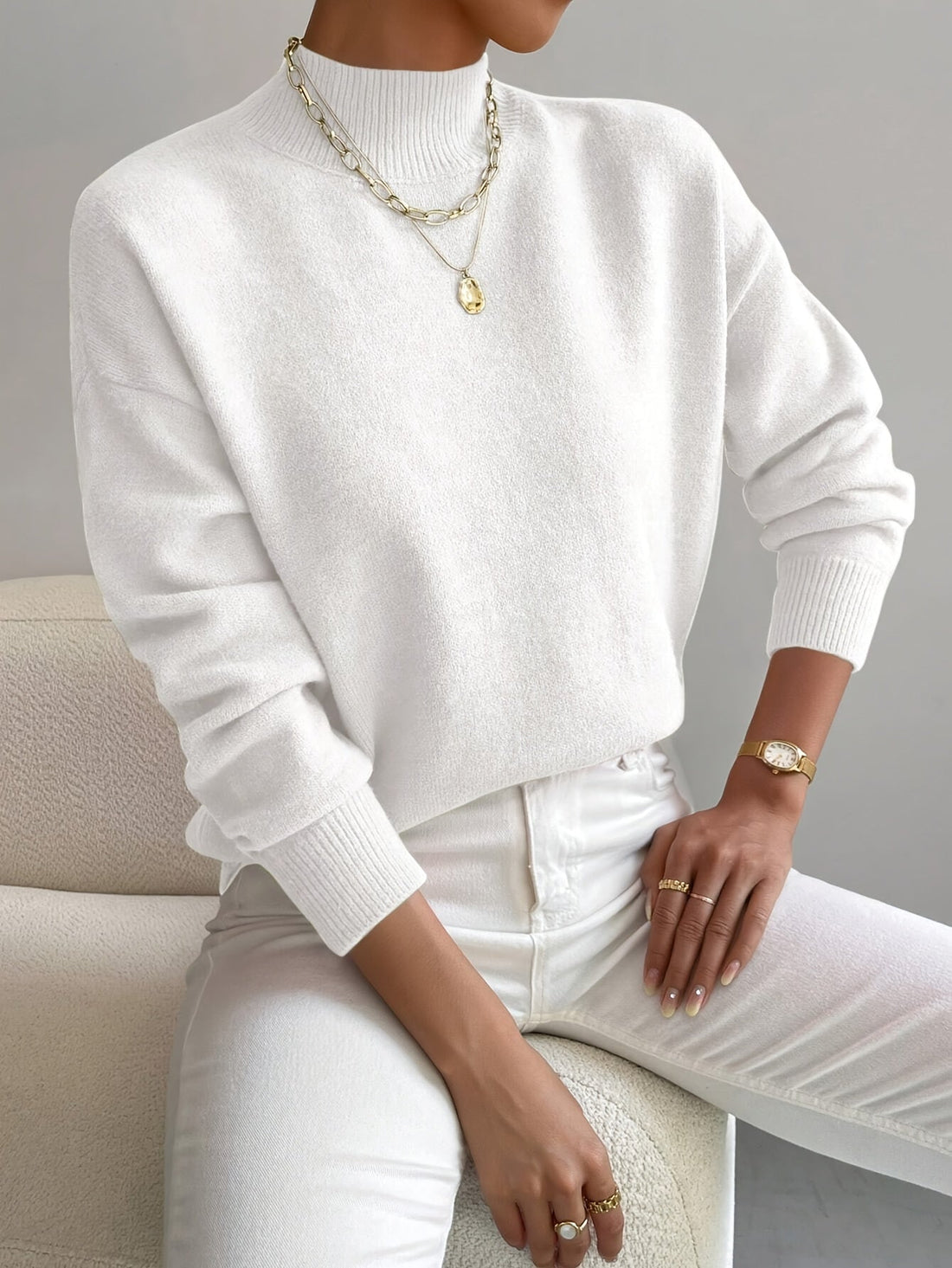 Seraphine | Warm Neck Jumper