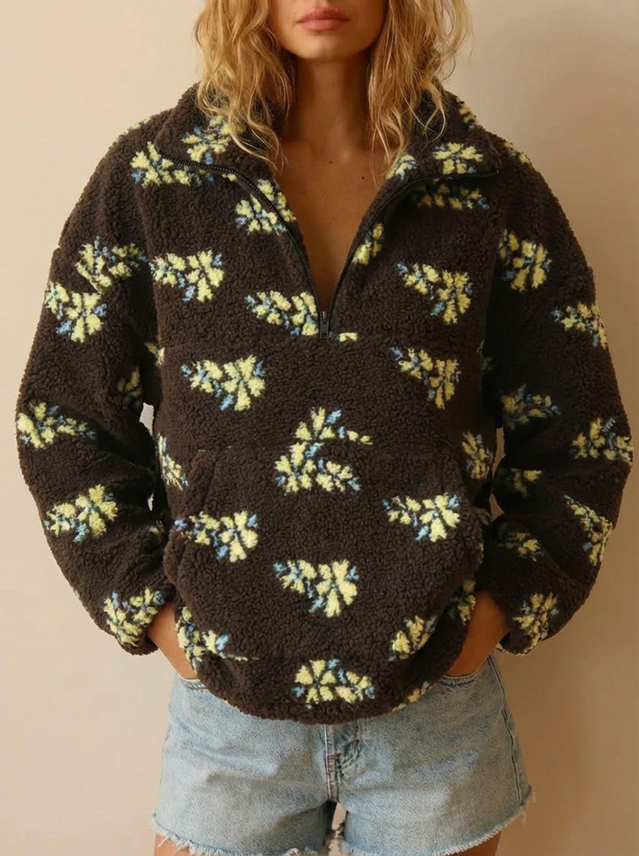 Amelie | Winter Flower Sweater