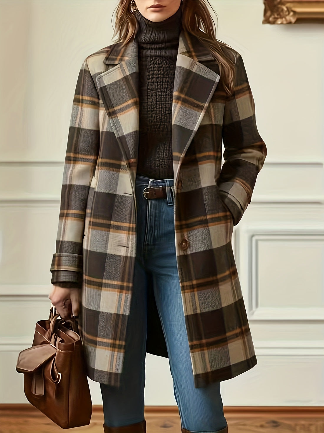Clara | Cambridge Checked Coat