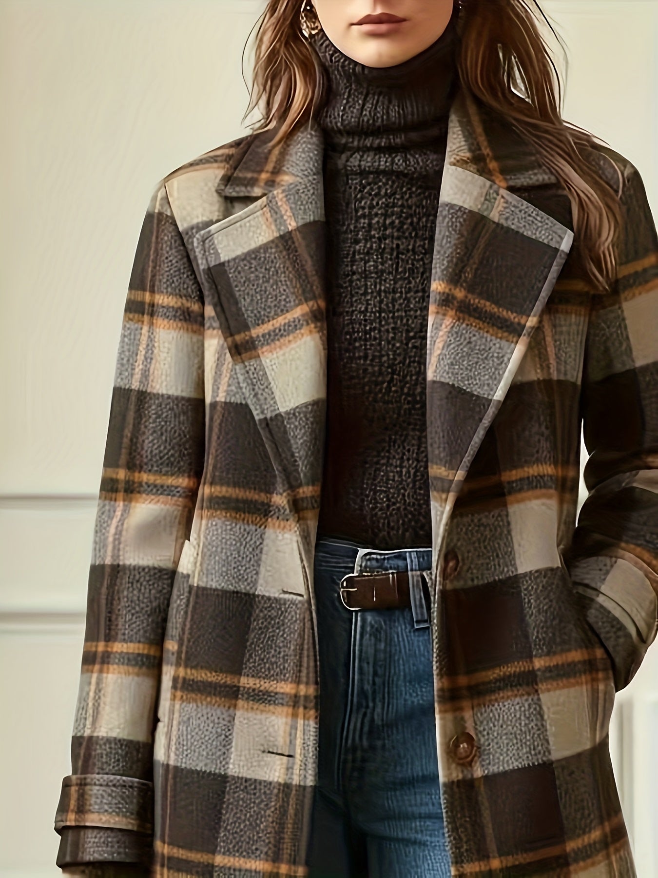 Clara | Cambridge Checked Coat