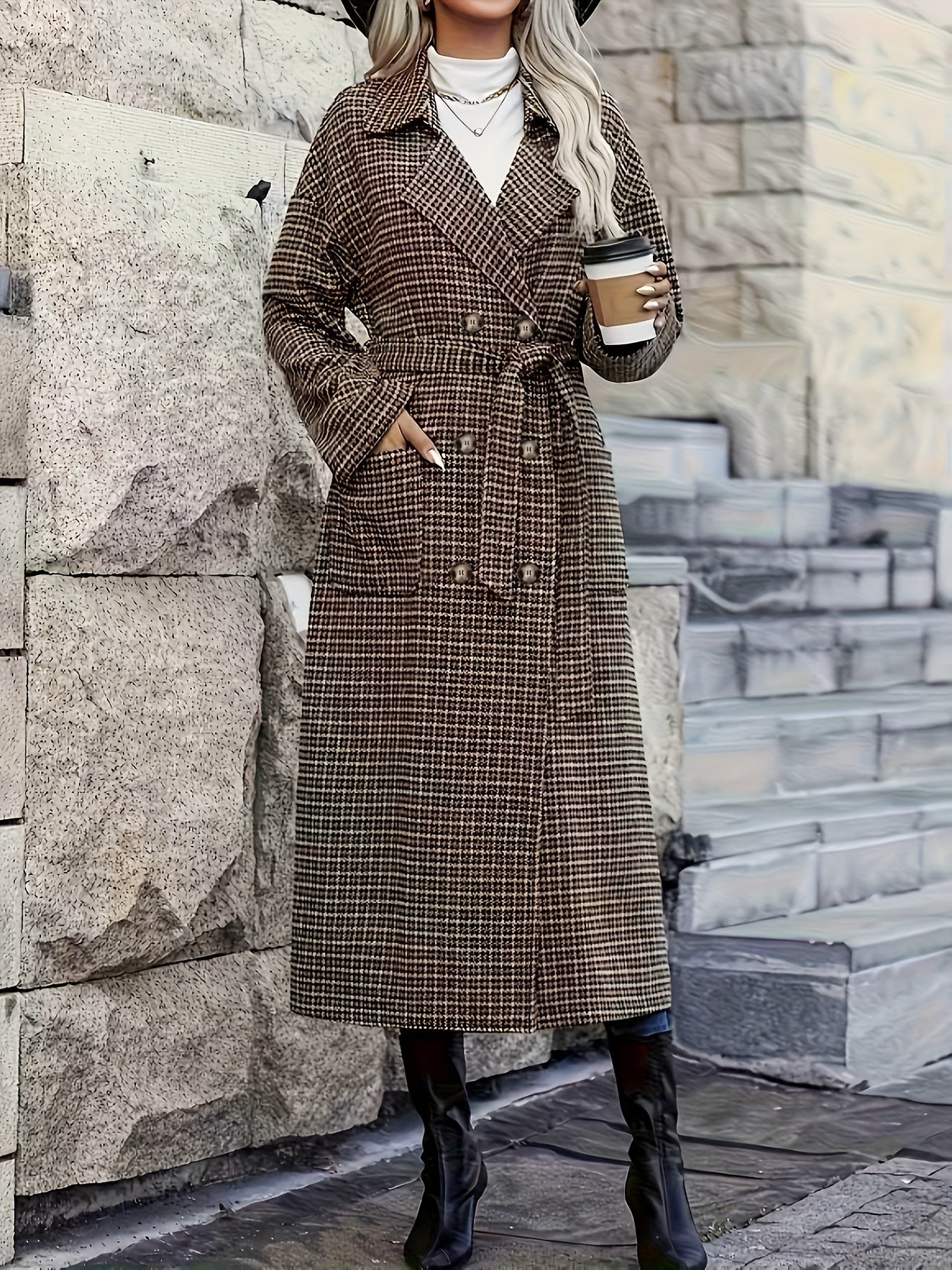 Harriet | Elegant H-Line Trench Coat