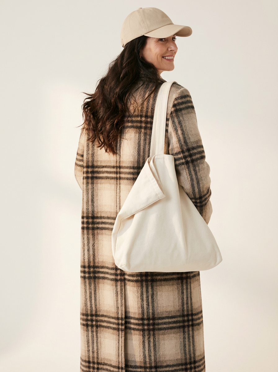 Florence | Elegant Tweed Maxi Coat