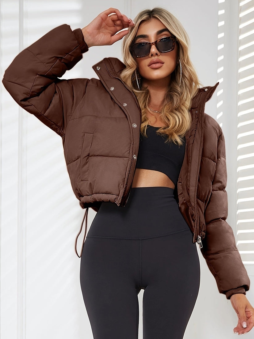 Bryony | Puff Jacket With Drawstring