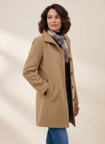 Elainne | Timeless Elegance Button Coat