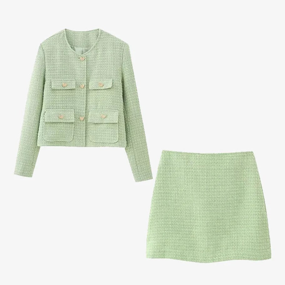Seraphina | Vintage Textured Two-Piece Set