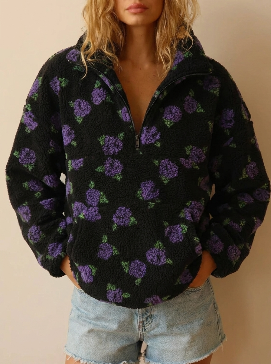 Amelie | Winter Flower Sweater