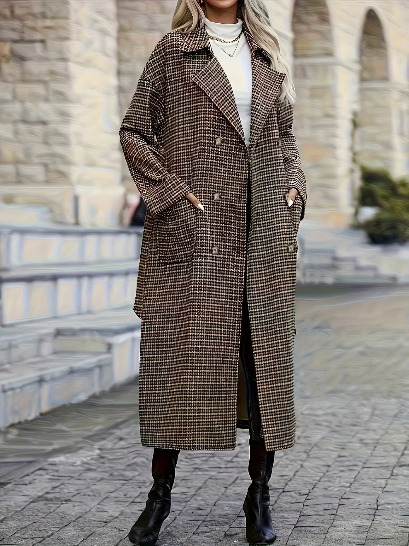 Harriet | Elegant H-Line Trench Coat