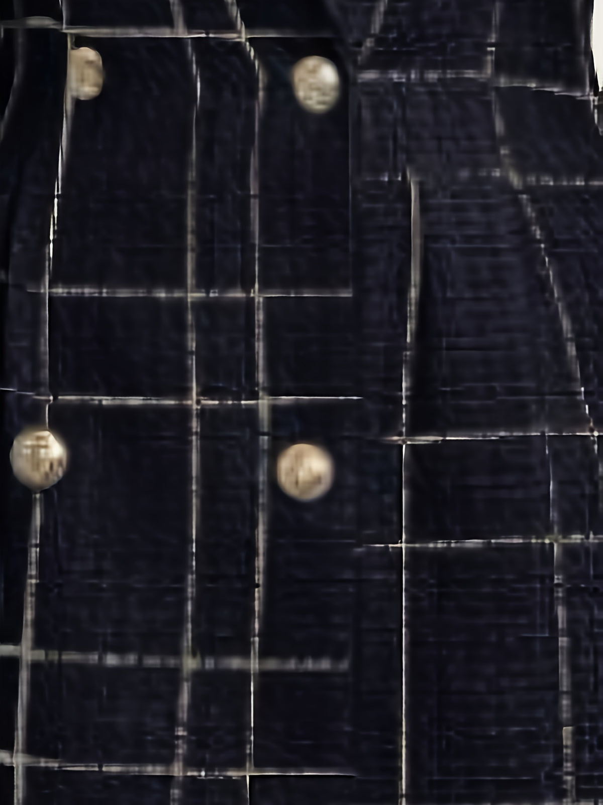 Ivy | Elegant Houndstooth Check Blazer Coat