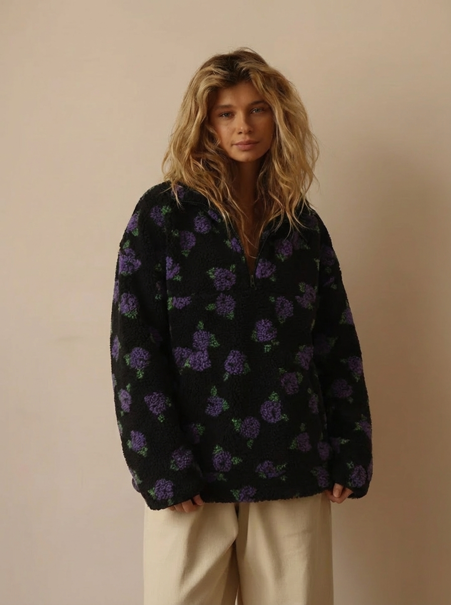 Amelie | Winter Flower Sweater