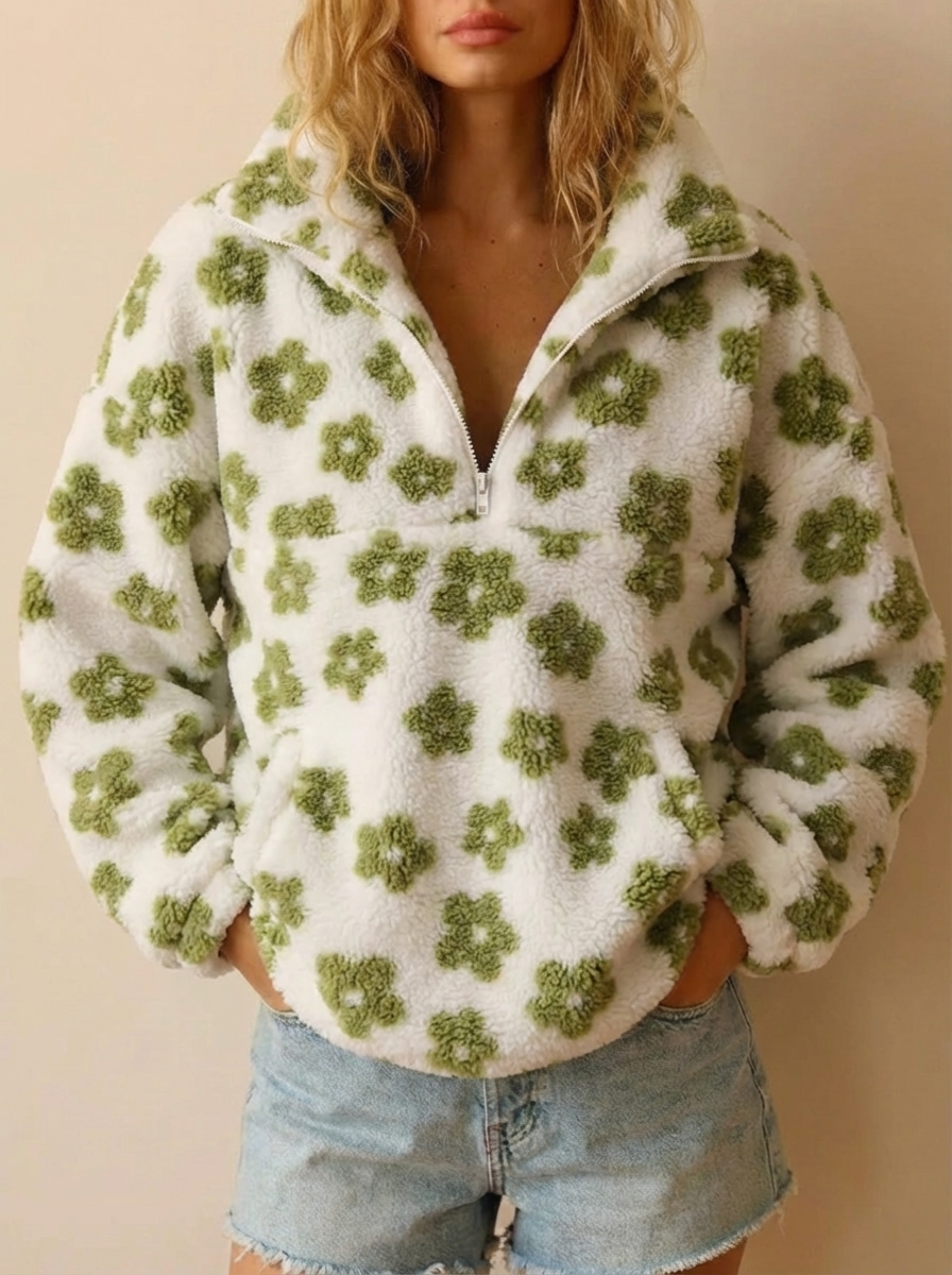 Amelie | Winter Flower Sweater