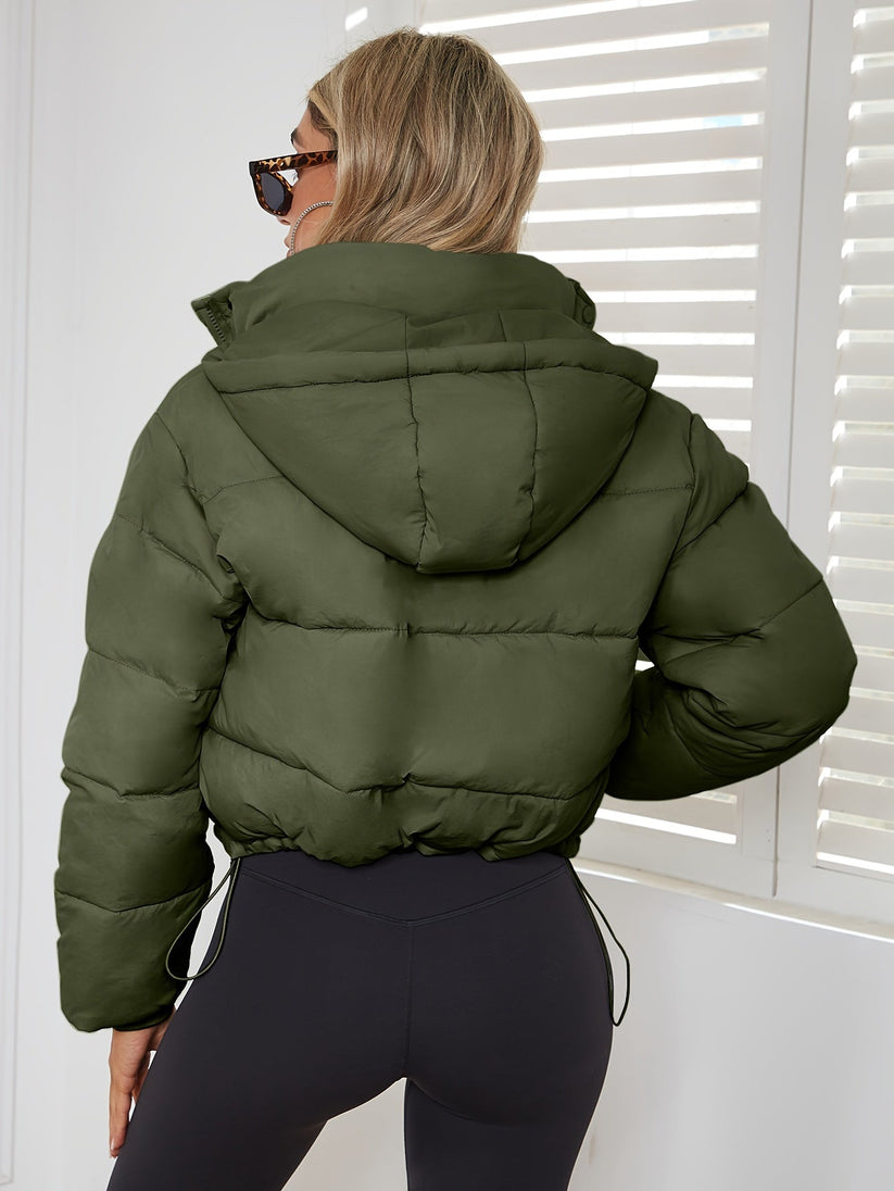 Bryony | Puff Jacket With Drawstring