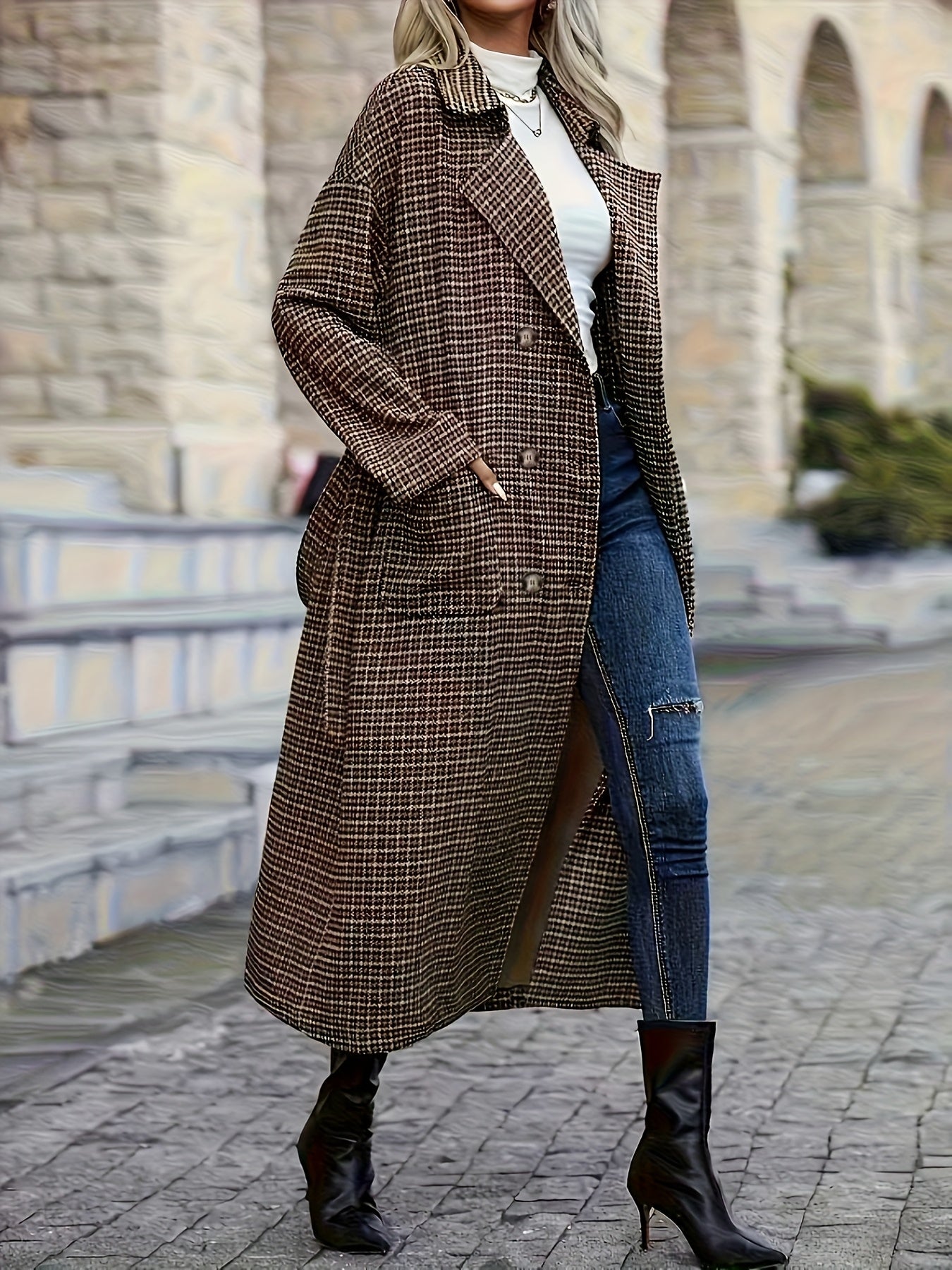 Harriet | Elegant H-Line Trench Coat