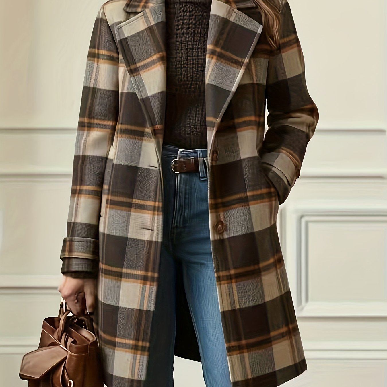 Clara | Cambridge Checked Coat