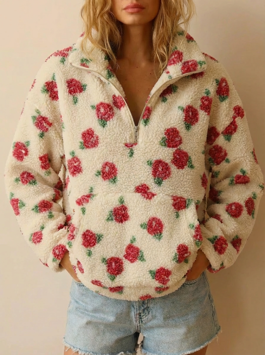 Amelie | Winter Flower Sweater