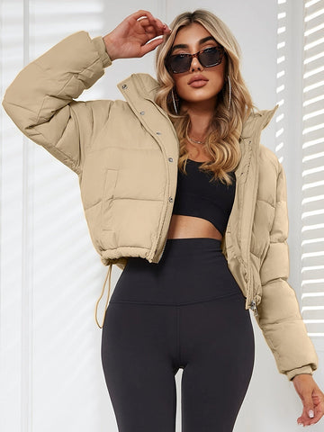 Bryony | Puff Jacket With Drawstring